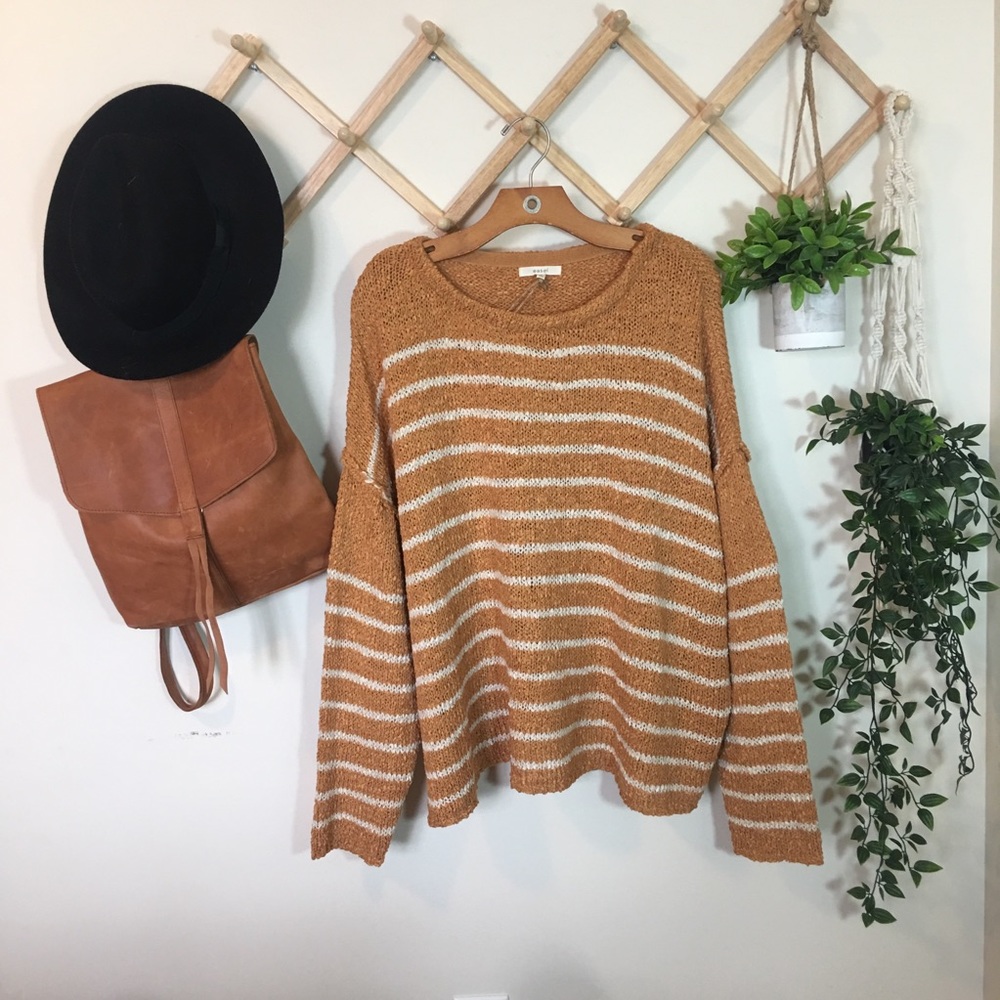 Easel | Striped Sweater W16